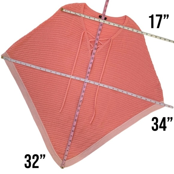 Talbots Lace-Up Poncho Tipped - Picture 13 of 16